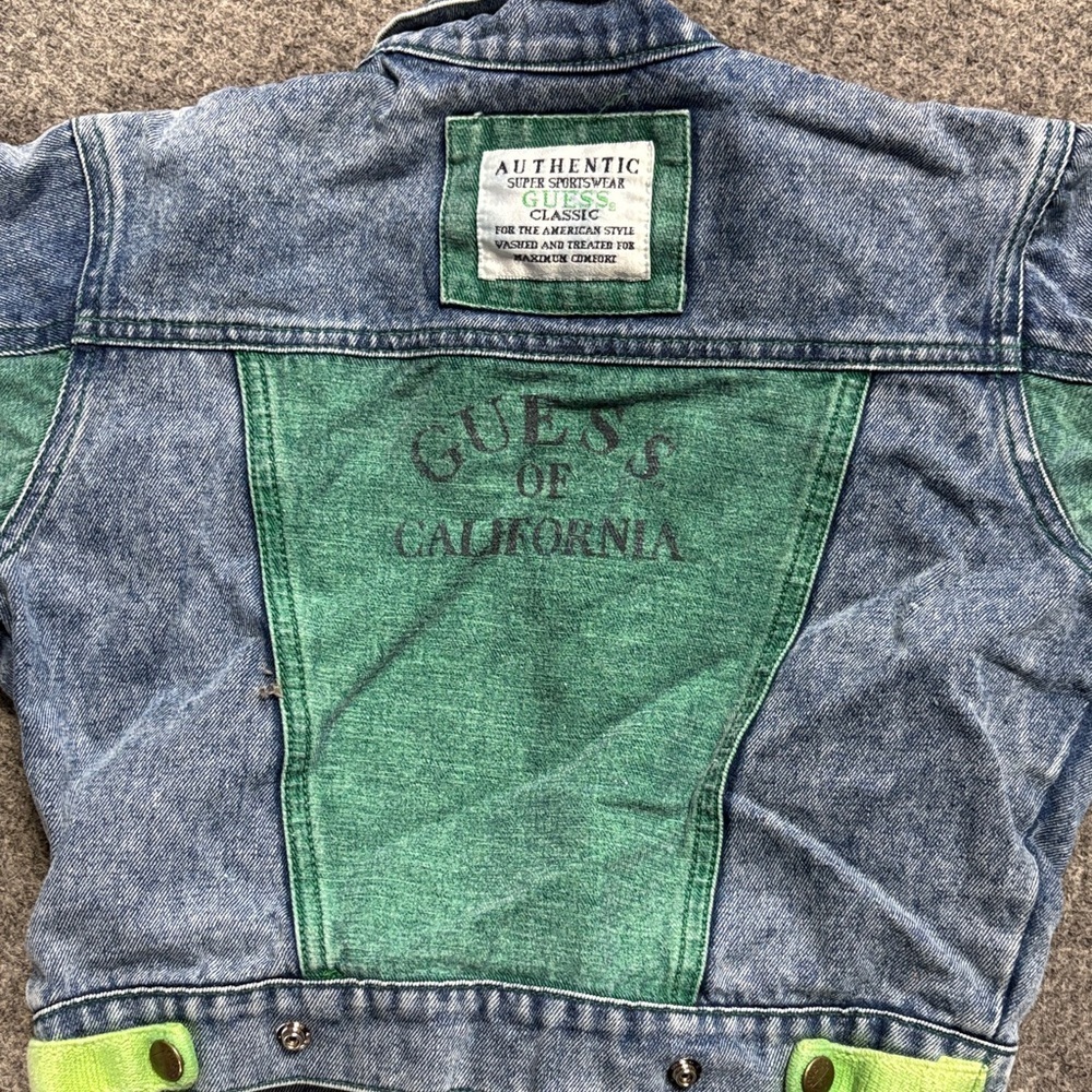 Vintage Guess Kids Denim Jacket and Skirt Set - Picture 2 of 4